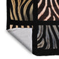 Zebra Patterns Light Weight Fleece Blanket by Annette Heymans