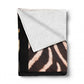 Zebra Patterns Light Weight Fleece Blanket by Annette Heymans
