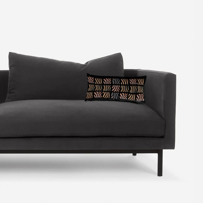 Zebra Patterns Oblong Luxury Scatter by Annette Heymans