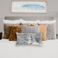 Zebra  Facts Left Oblong Luxury Scatter  by Annette Heymans