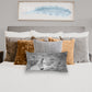Zebra  Facts Right Oblong Luxury Scatter  by Annette Heymans