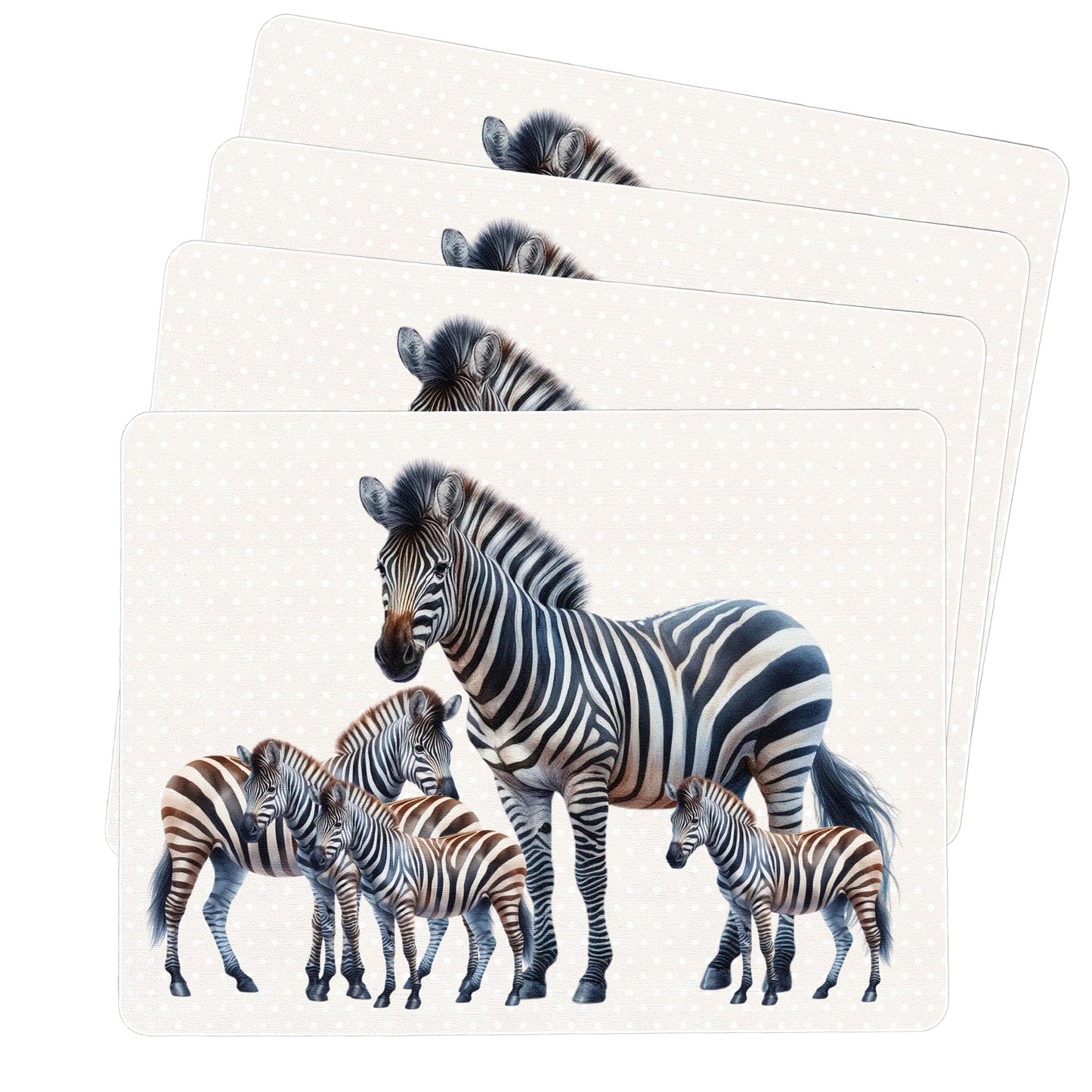Zebra Placemats by Mark van Vuuren