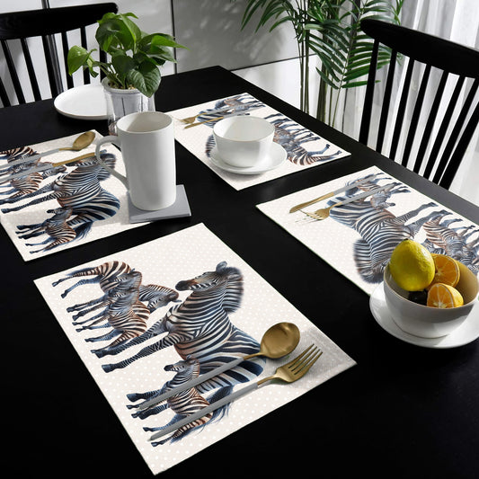 Zebra Placemats by Mark van Vuuren
