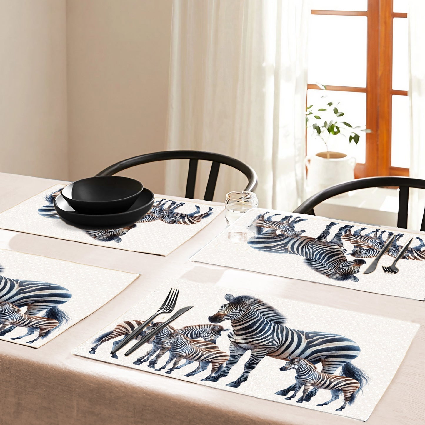 Zebra Placemats by Mark van Vuuren
