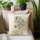 Zebra Portrait Watercolor Luxury Scatter by Nathan Pieterse