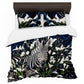Zebra and Black & White Calla Lily Duvet Cover Set