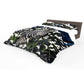 Zebra and Black & White Calla Lily Duvet Cover Set