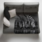 Zebras Drinking Water Light Weight Fleece Blanket by Annette Heymans