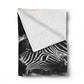 Zebras Drinking Water Light Weight Fleece Blanket by Annette Heymans