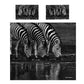 Zebras Drinking Water by Annette Heymans