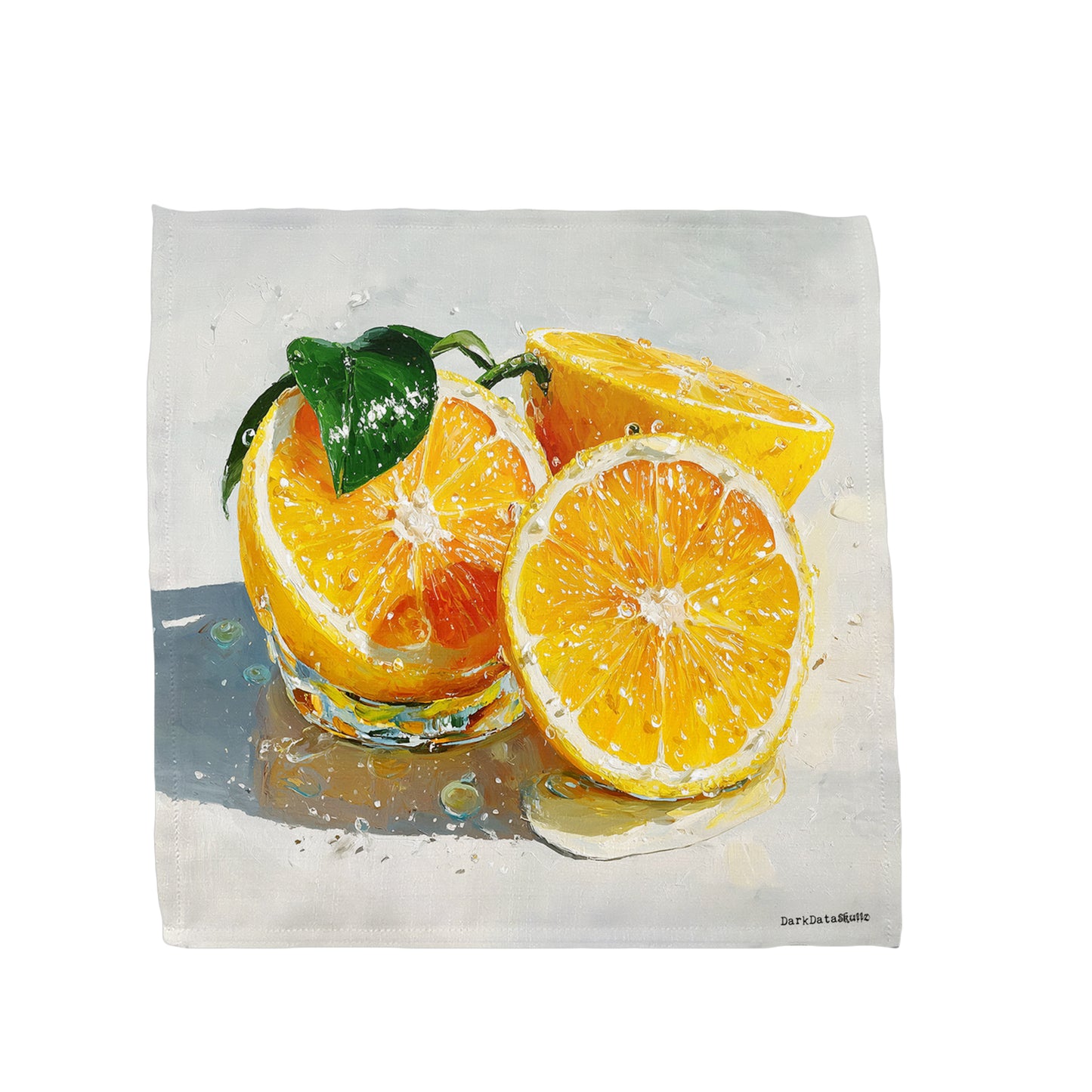 Zesty Citrus Burst Napkins by Wikus Schalkwyk