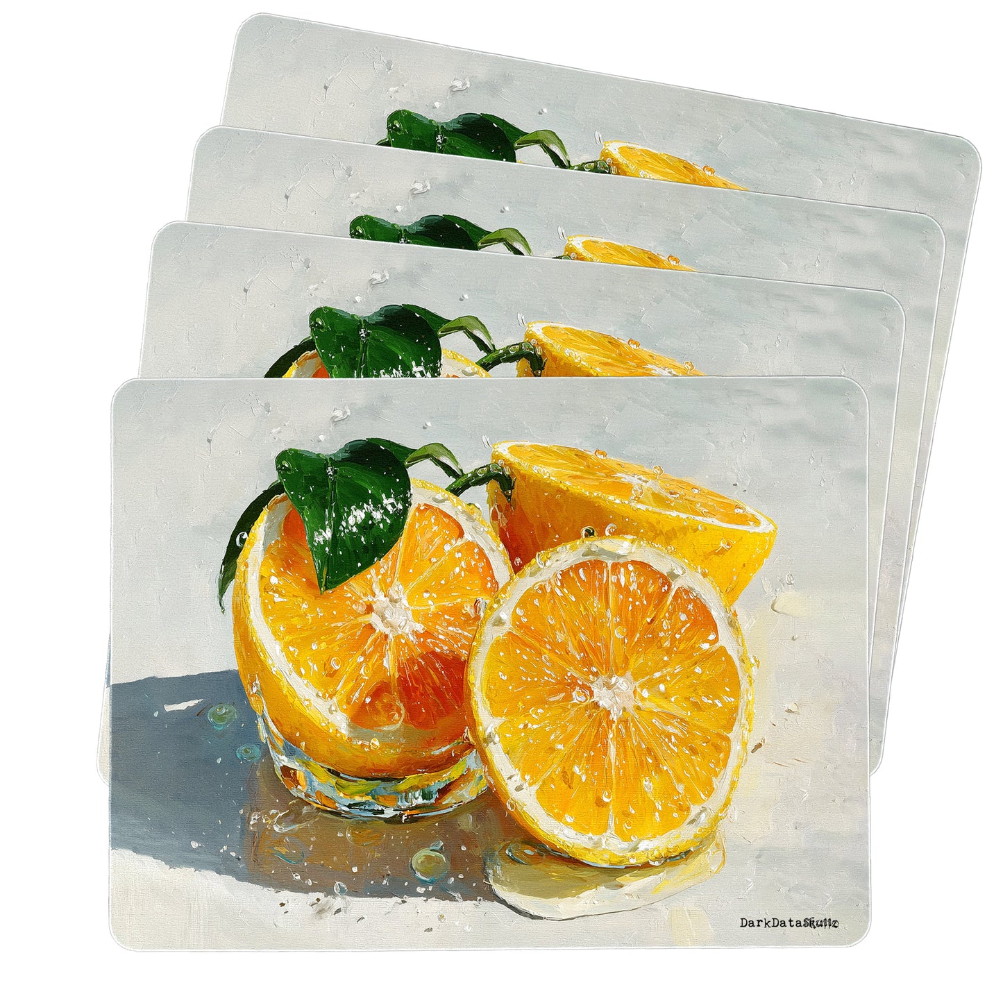 Zesty Citrus Burst Placemats by Wikus Schalkwyk