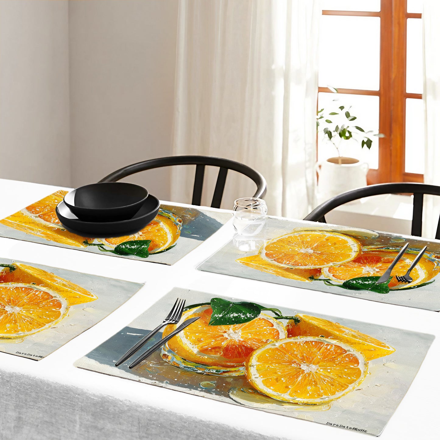 Zesty Citrus Burst Placemats by Wikus Schalkwyk