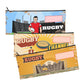 Zip & Go Rugby Pencil Bags Set of 3