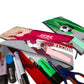 Zip & Go Soccer Pencil Bags Set of 3