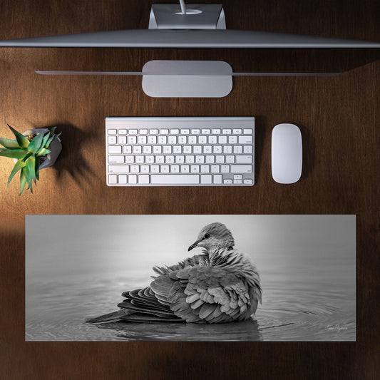 Cape turtle dove tortelduif streptopelia capicola Large Desk Pad By Fanie Heymans