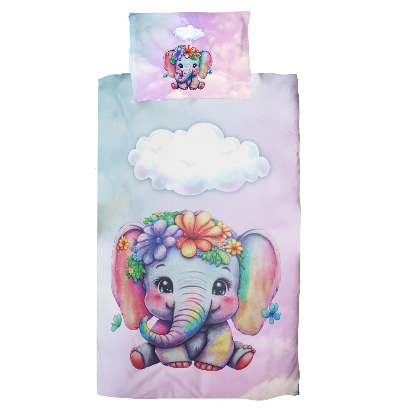 Elephant Cot Duvet Set