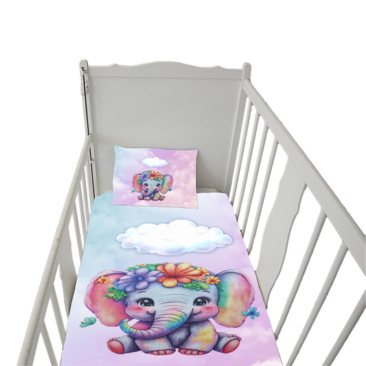 Elephant Cot Duvet Set