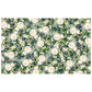 White Rose on Navy Rectangle Tablecloth by Mark Van Vuuren