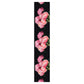 Pink Flowers on Black Table Runner By Mark van Vuuren