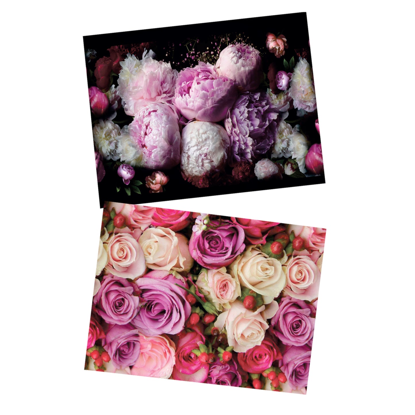 Decoupage Tear Resistant Transfers -Mix of Pink Flowers 60cm x 80cm