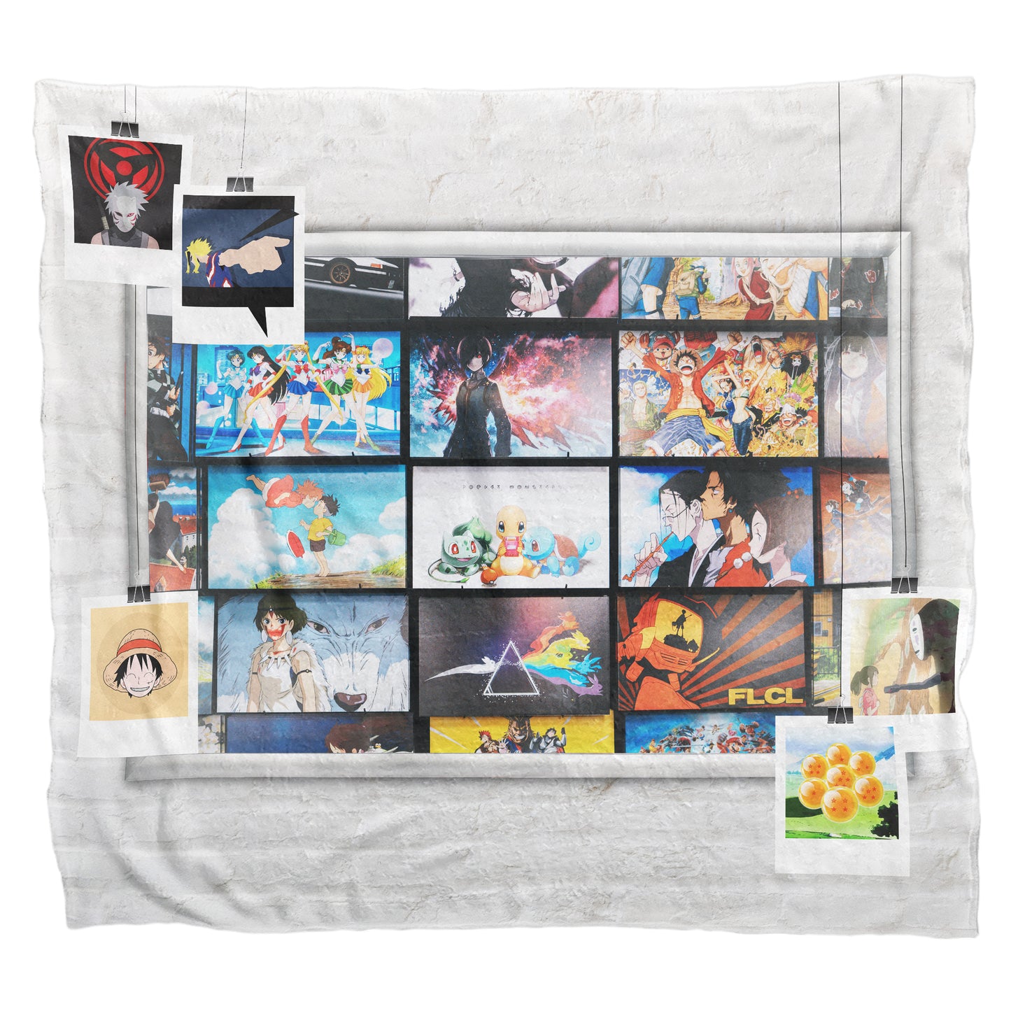 Anime Collection Poster - Light Weight Fleece Blanket