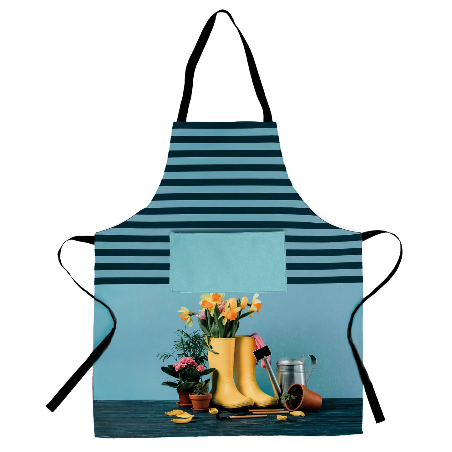 Blue Gardener Medium Length Apron