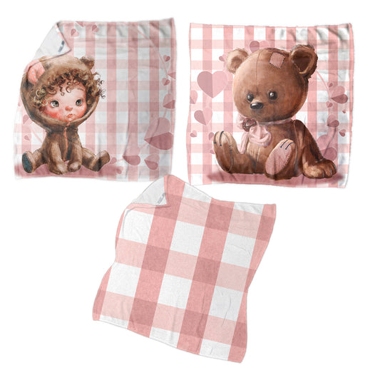Baby Bear Dribble Cloth (Spoegdoek)