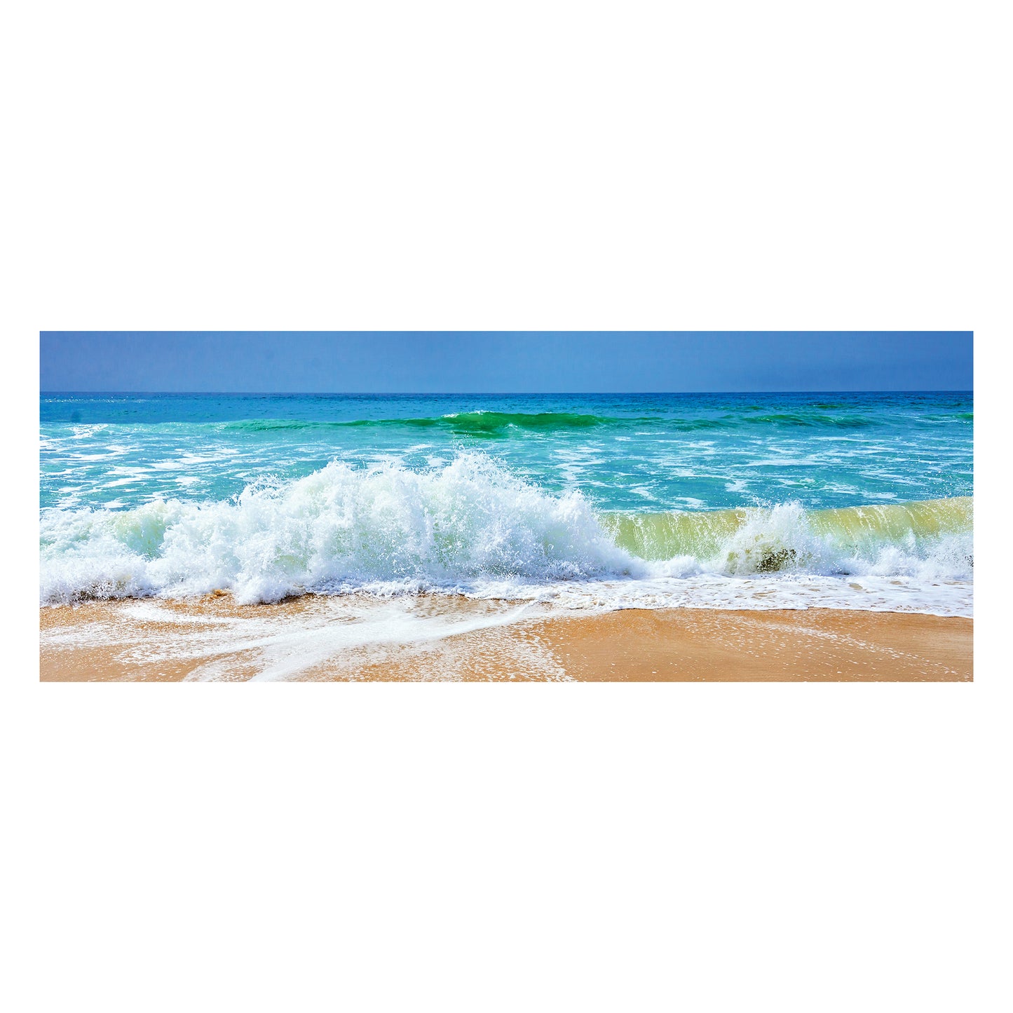 Beach Decoupage Drum Cover