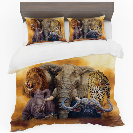 Big Five Duvet Cover Set by Delene Lambert