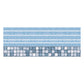 Blue Pattern Decoupage Drum Cover