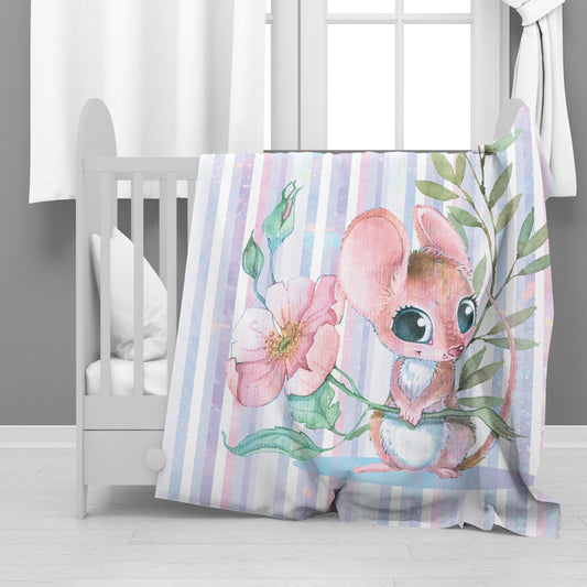 Brave Little Mouse Minky Blanket