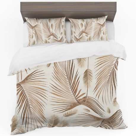 Brown Leaves Duvet Cover Set - By Mark van Vuuren