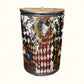 Chicken Pattern Decoupage Drum Cover