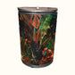Colourful Autumn Leaves Decoupage Drum Cover