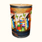 Colourful Band Decoupage Drum Cover