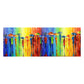 Colourful Rainbow Rain Decoupage Drum Cover