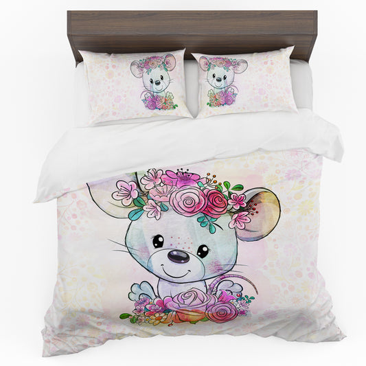 Cute Mouse Duvet Cover Set