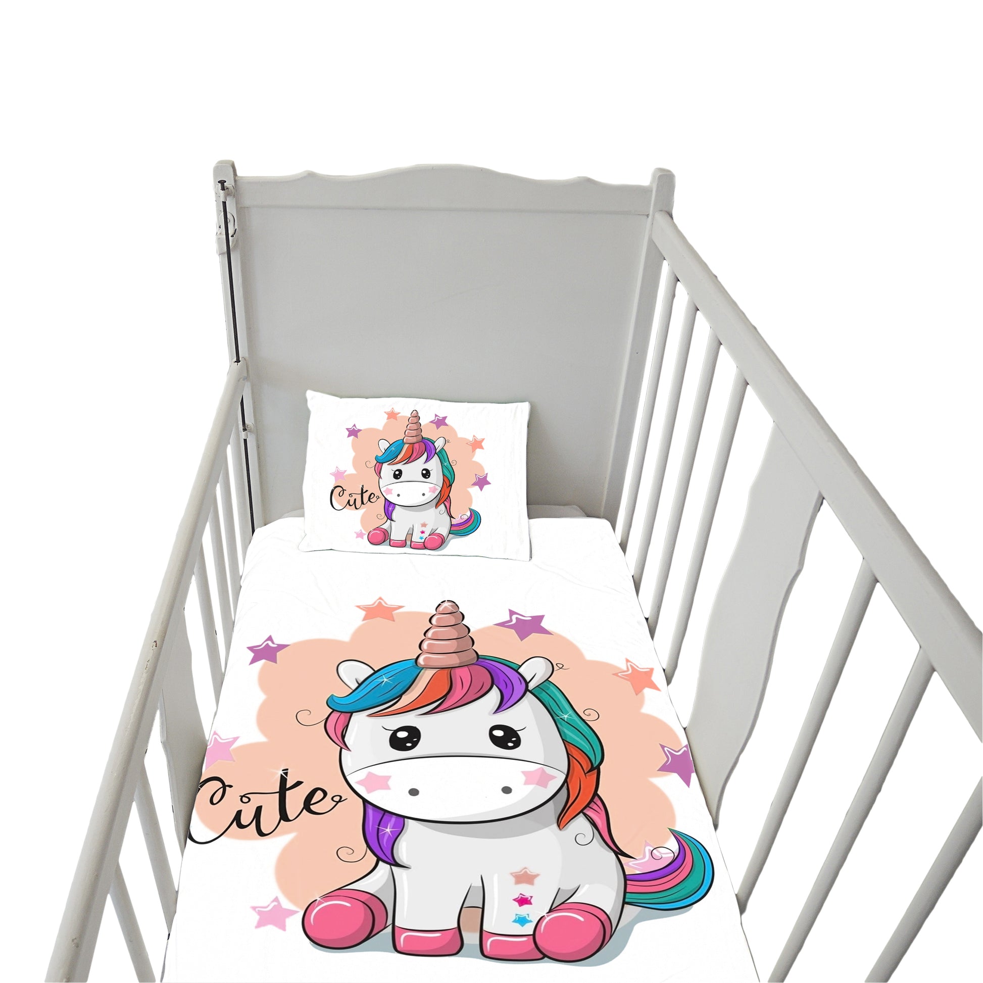 Unicorn cheap cot set