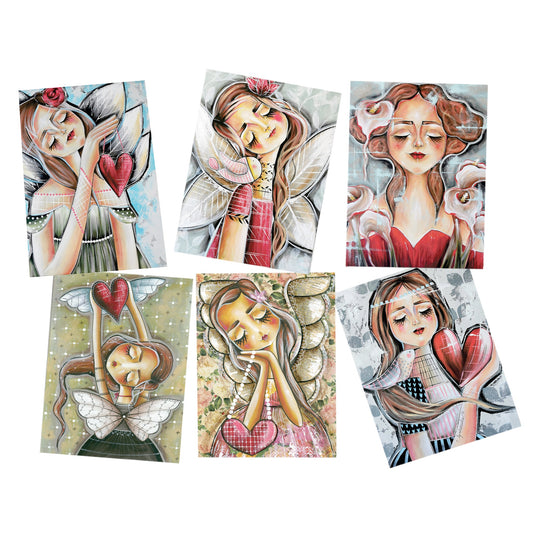 Decoupage Tear Resistant Transfers - Angels Of Love A4 or A5