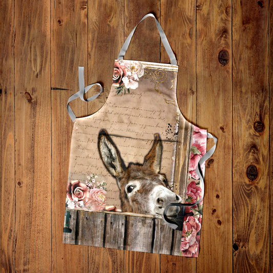 Donkey Rose Medium Length Apron