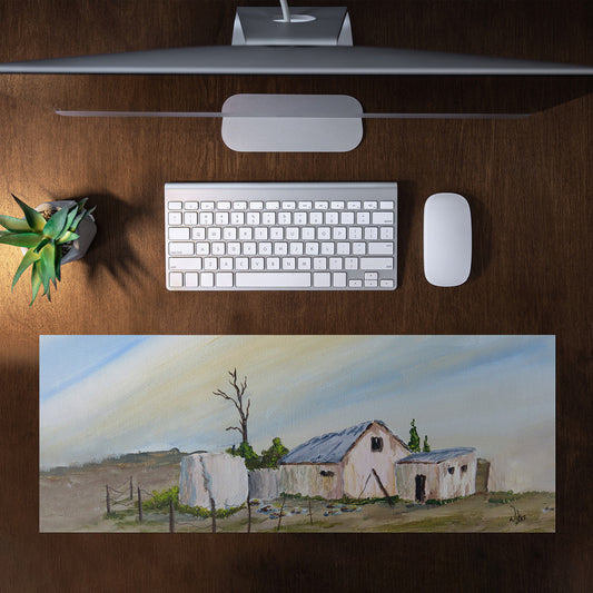 Drooge Kraal by Wikus Hattingh Large Desk Pad