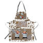 Fat Chefs Floral Medium Length Apron