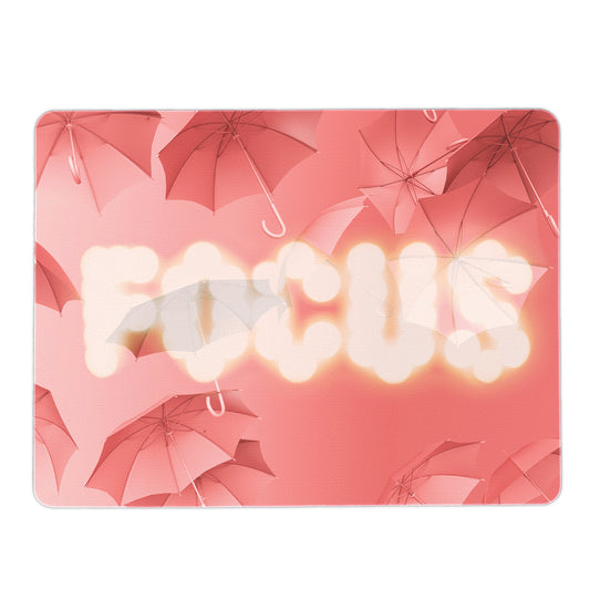 FOCUS - Pink Umbrellas Mouse Pad