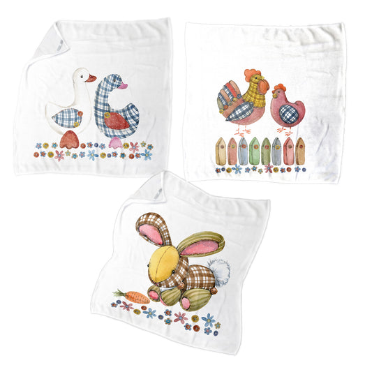 Farm Friends Dribble Cloth (Spoegdoek)