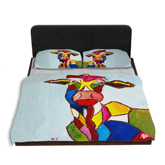 Clever Cow Duvet Cover Set by Russel for Fifo