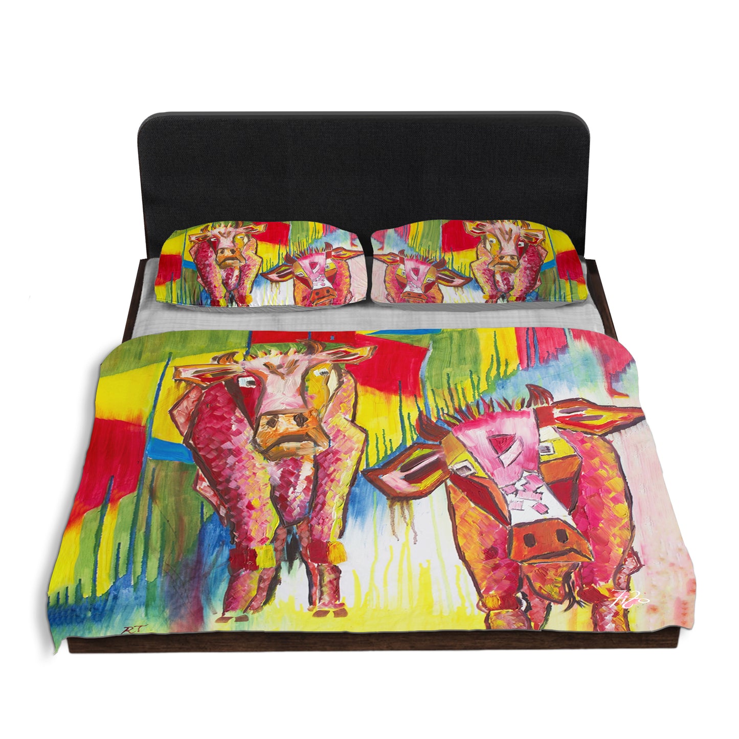 Funny Cows Duvet Cover Set by Russel for Fifo