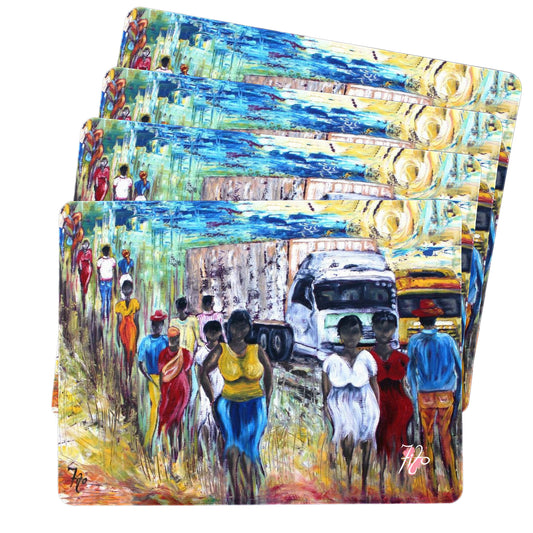 African Truck Stop Placemats by Fifo