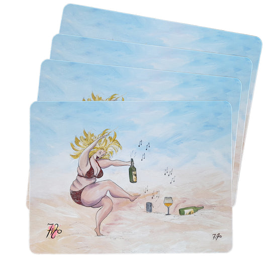Beach Party of One Placemats by Fifo