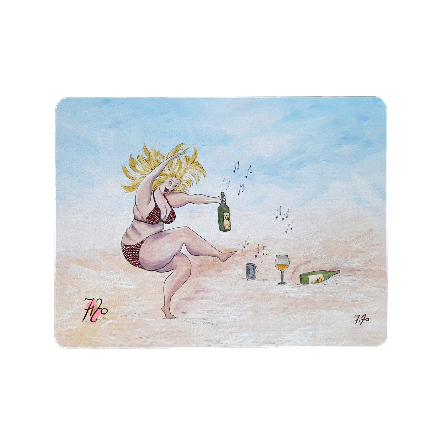 Party of One Mouse Pad By Fifo